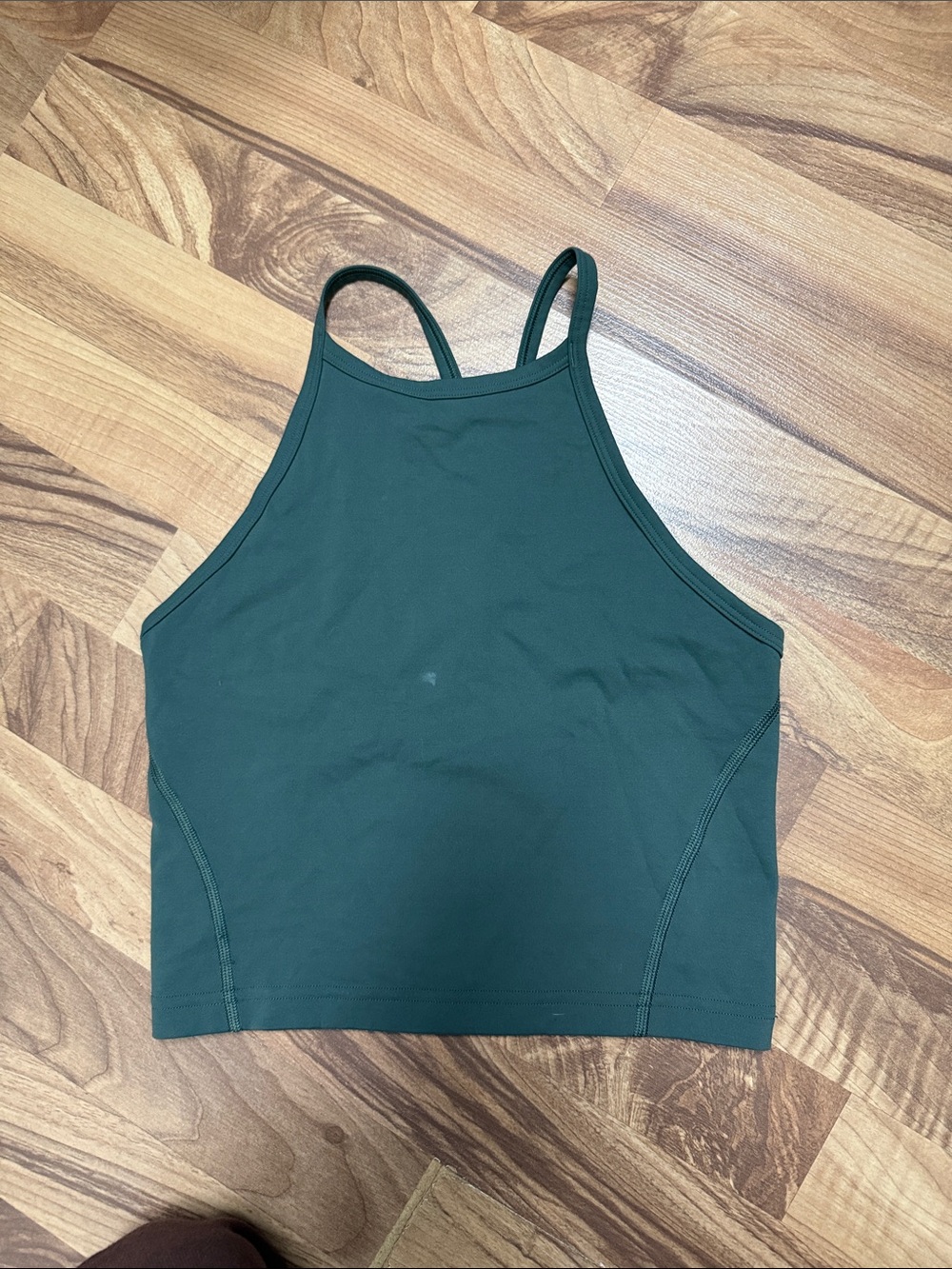 lululemon athletica High-Neck Crop Sports Bra - Forest Green